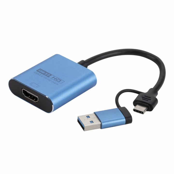Lisslune | V05B USB + USB-C / Type-C to HDMI Adapter Cable