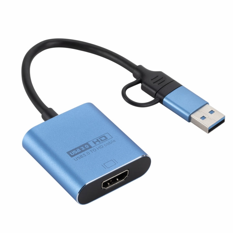 Lisslune | V05B USB + USB-C / Type-C to HDMI Adapter Cable