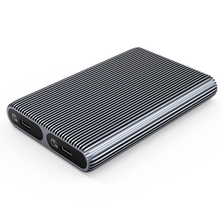 Lisslune | ORICO AM2C3-2N Dual-Bay M.2 NVME + NVME SSD Enclosure (Gray)