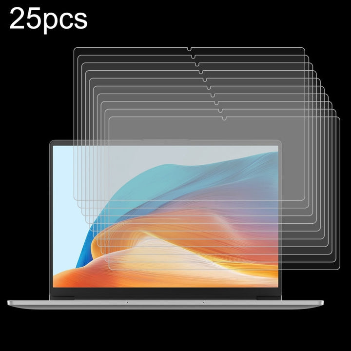 Lisslune | For Huawei MateBook D 14 2023 25 pieces 9H 0.3mm Explosion-proof Tempered Glass Film