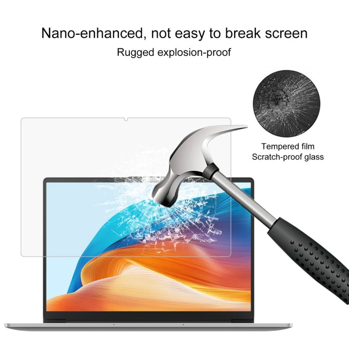 Lisslune | For Huawei MateBook D 14 2023 25 pieces 9H 0.3mm Explosion-proof Tempered Glass Film
