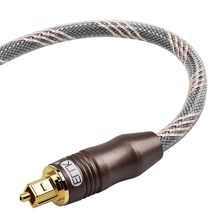 Lisslune | 20m EMK OD6.0mm Toslink Square Connector to Square Connector TV Digital Audio Optical Fiber Connection Cable
