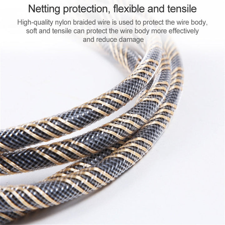 Lisslune | 25m EMK OD6.0mm Toslink Square Port to Square Port TV Digital Audio Optical Fiber Cable Connection Cable