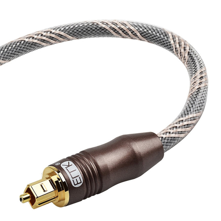 Lisslune | 30m EMK OD6.0mm Toslink Square Connector to Square Connector TV Digital Audio Optical Fiber Cable connection cable