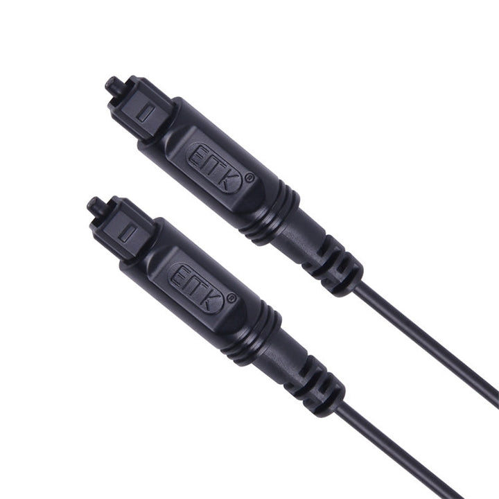 Lisslune | 25m EMK OD2.2mm Digital Audio Optical Fiber Cable Plastic Speaker Balance Cable (Black)