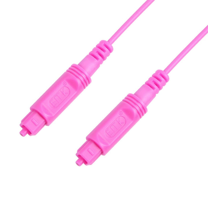 Lisslune | 25m EMK OD2.2mm Digital Audio Optical Fiber Cable Plastic Speaker Balanced Cable (Pink)