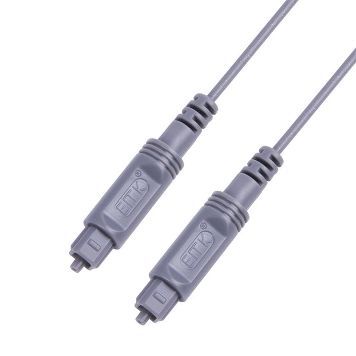 Lisslune | 30m EMK OD2.2mm Digital Audio Optical Fiber Cable Plastic Speaker Balance Cable (Silver Gray)