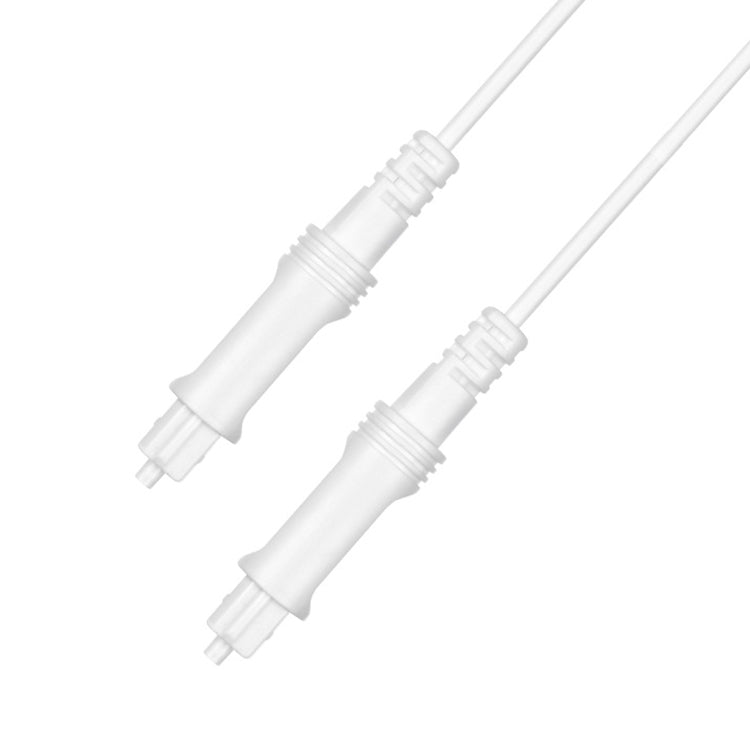 Lisslune | 30m EMK OD2.2mm Digital Audio-Optical Fiber Cable Plastic Speaker Balance Cable (White)