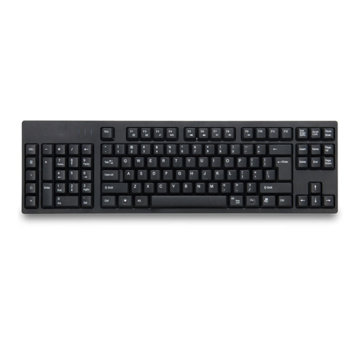 Lisslune | Wired USB Left-Handed Keyboard with Dual HUB Function (Black)