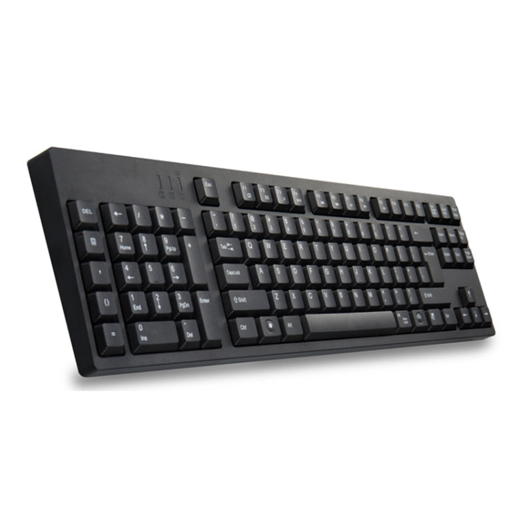 Lisslune | Wired USB Left-Handed Keyboard with Dual HUB Function (Black)