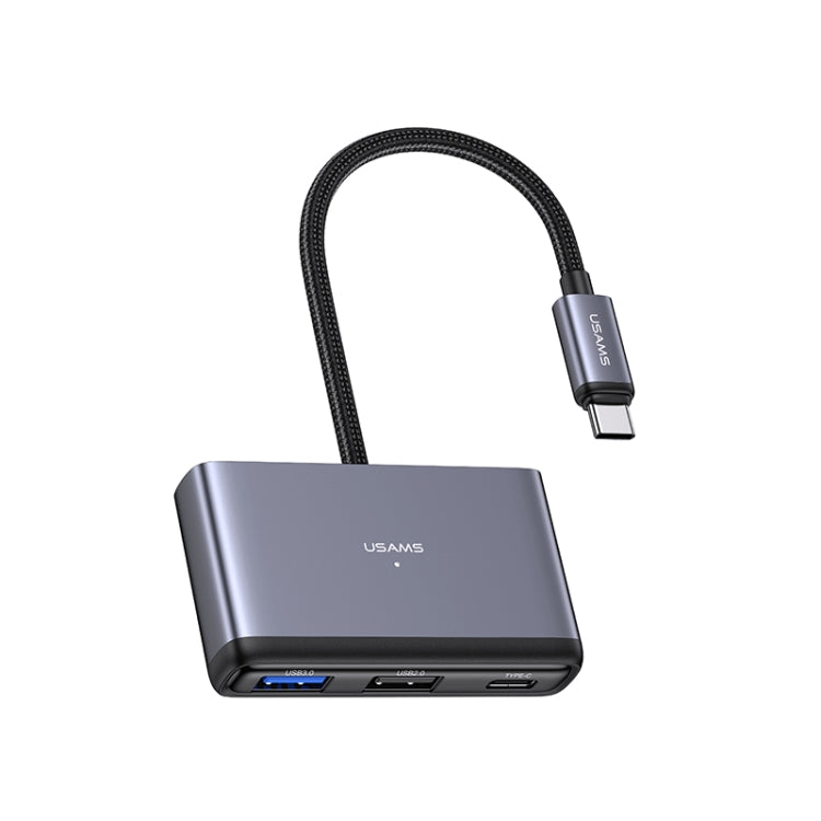 Lisslune | USAMS US-SJ627 4 in 1 Type-C Multifunctional Docking Station HUB