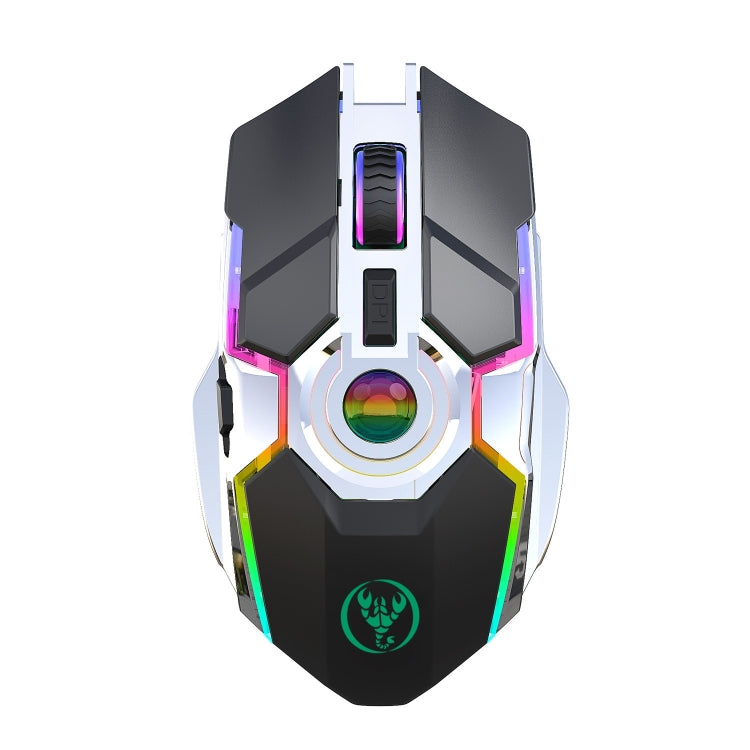 Lisslune | HXSJ T30 2400DPI RGB 2.4GHz Wireless Mouse (Black)