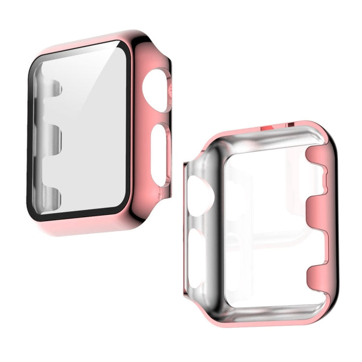 Lisslune | For Apple Watch Series 3 & 2 & 1 42mm Full Protection Glass Cover (Pink)