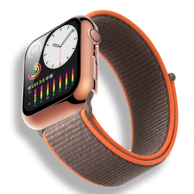 Lisslune | For Apple Watch Series 3 & 2 & 1 42mm electroplated PC case + tempered film integrated protective cover (Rose Gold)