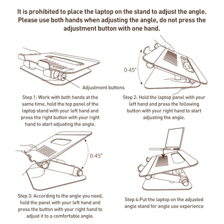 Lisslune | Yesido LP06 Foldable Laptop Rotating Stand (Silver)
