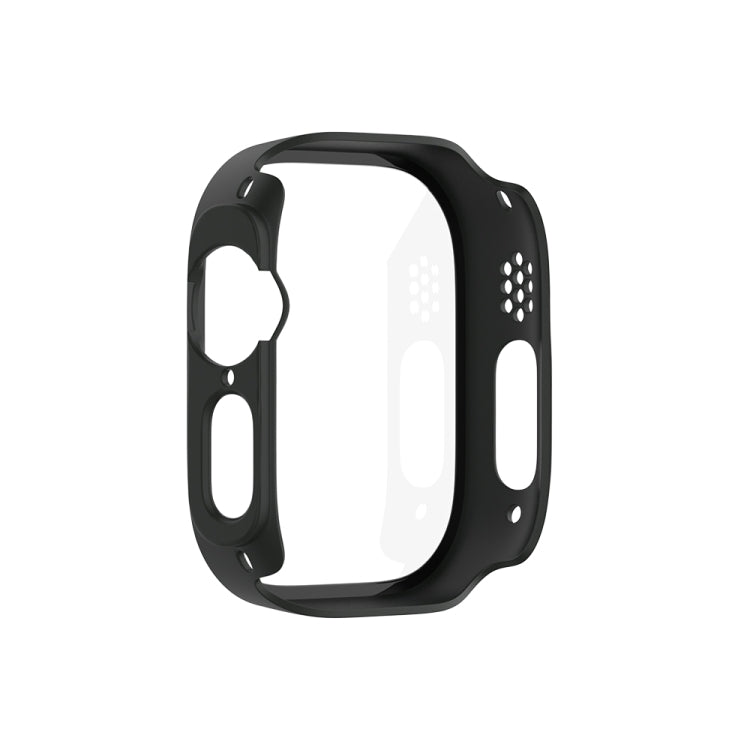 Lisslune | For Apple Watch Ultra 2 / Ultra 49mm Painting PC Hybrid Tempered Film Integrated Watch Case (Black)