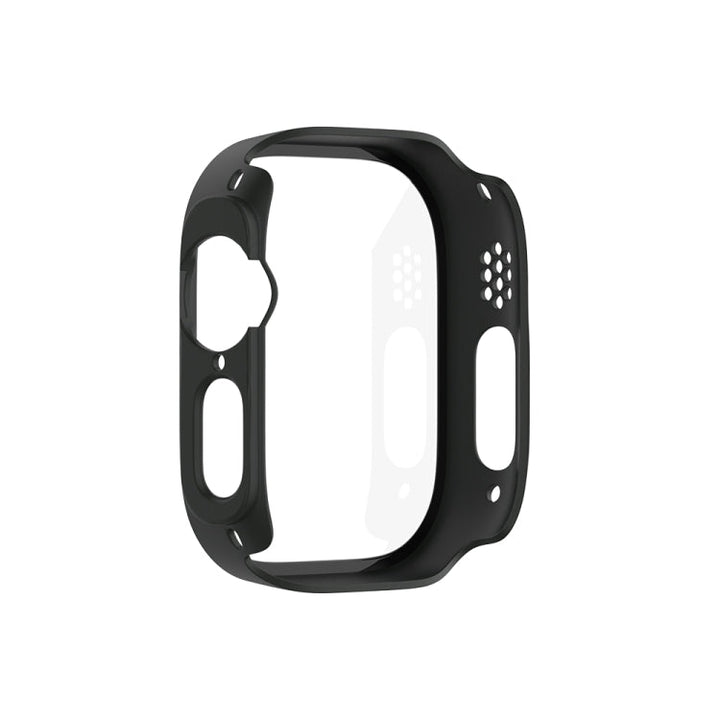 Lisslune | For Apple Watch Ultra 2 / Ultra 49mm Painting PC Hybrid Tempered Film Integrated Watch Case (Black)