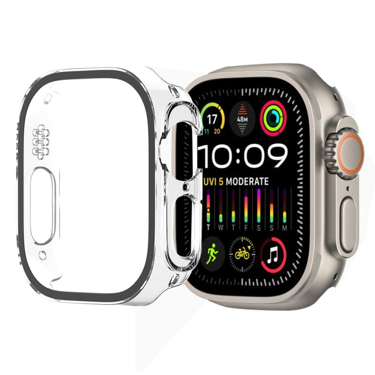 Lisslune | For Apple Watch Ultra 2 / Ultra 49mm Painting PC Hybrid tempered film integrated watch case (Transparent)