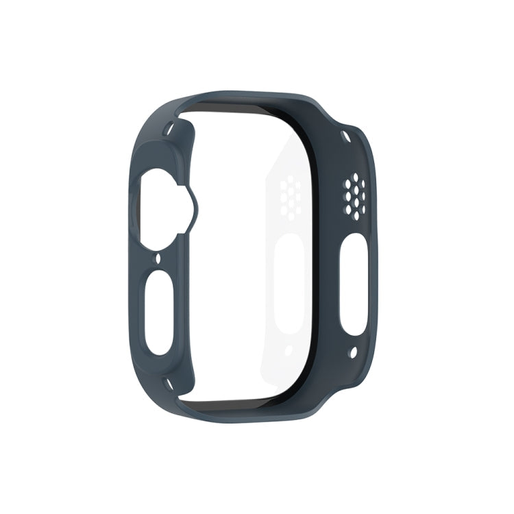 Lisslune | For Apple Watch Ultra 2 / Ultra 49mm Painting PC Hybrid Tempered Film Integrated Watch Case (Midnight Blue)