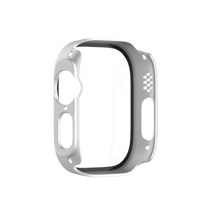 Lisslune | For Apple Watch Ultra 2 / Ultra 49mm Painting PC Hybrid Tempered Film Integrated Watch Case (Silver)