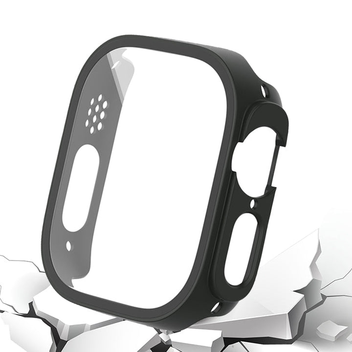 Lisslune | For Apple Watch Ultra 2 / Ultra 49mm Painting PC Hybrid Tempered Film Integrated Watch Case (Silver)