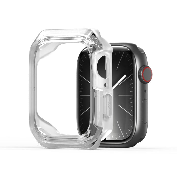 Lisslune | For Apple Watch 4 / 5 / 6 / SE 44mm DUX DUCIS Tamo Series Hollow PC + TPU Watch Protection Case (Transparent White)
