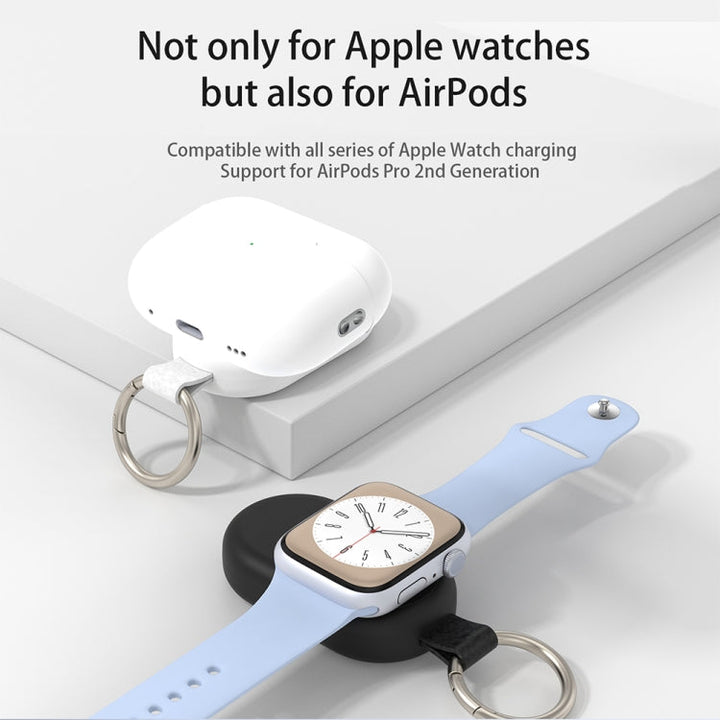 Lisslune | For Apple Watch / AirPods Series U16 Portable Magnetic Wireless Charger (White)