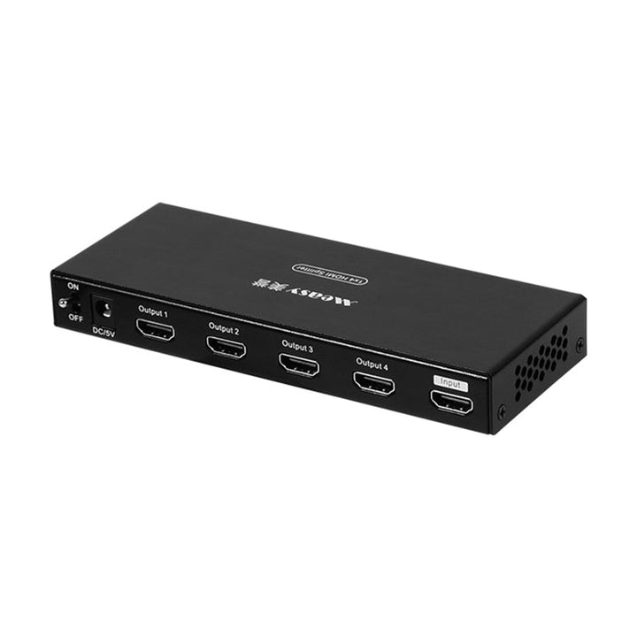 Lisslune | Measy SPH104 1 to 4 4K HDMI 1080P simultaneous display splitter (EU plug)