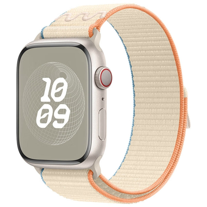Lisslune | For Apple Watch Series 3 38mm Loop Nylon Bracelet (Milk White)
