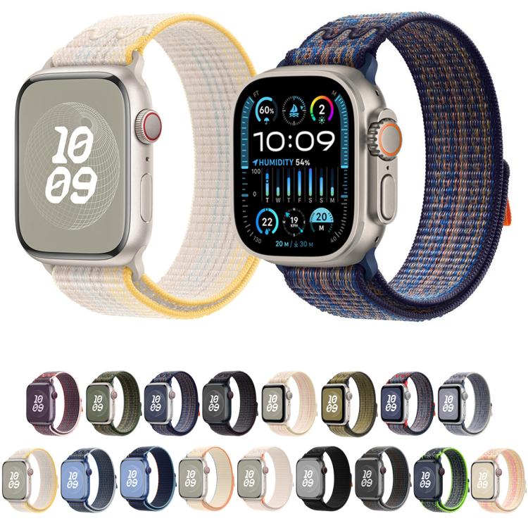 Lisslune | For Apple Watch Ultra 49mm Loop Nylon Band (Storm Blue)