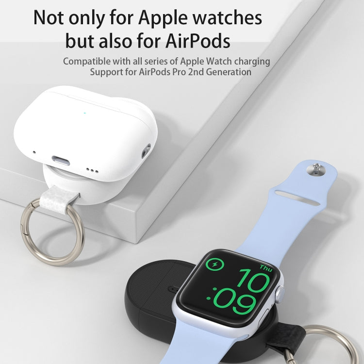 Lisslune | For Apple Watch / AirPods Series U20A Portable Magnetic Wireless Charger (Black)