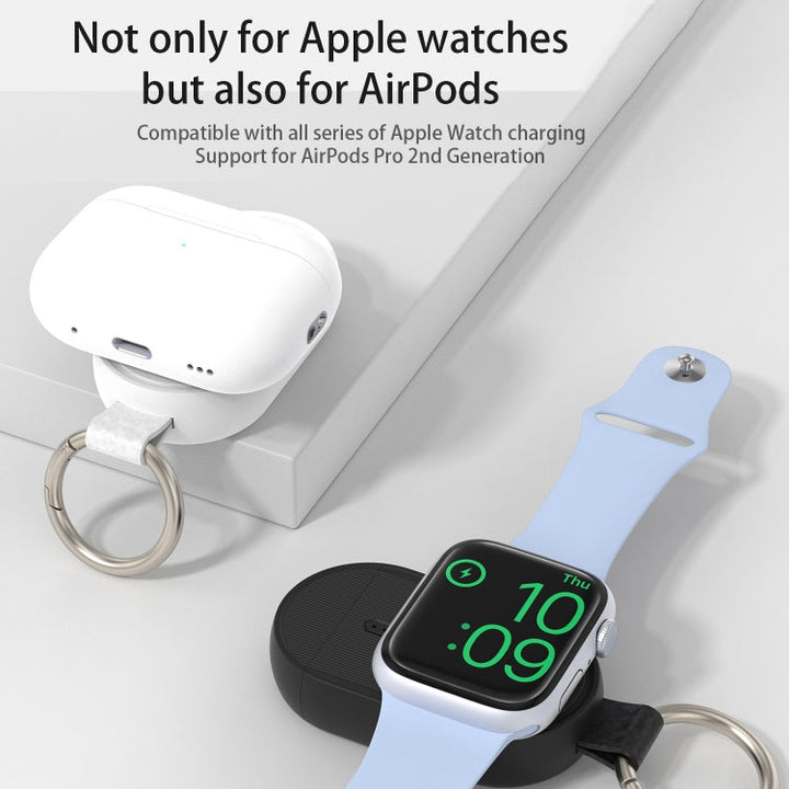 Lisslune | For Apple Watch / AirPods Series U20A Portable Magnetic Wireless Charger (Black)