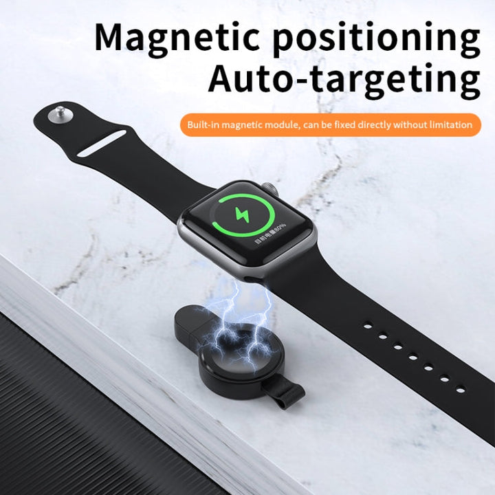 Lisslune | For Apple Watch Series X52 Portable Wireless Charger (Black)