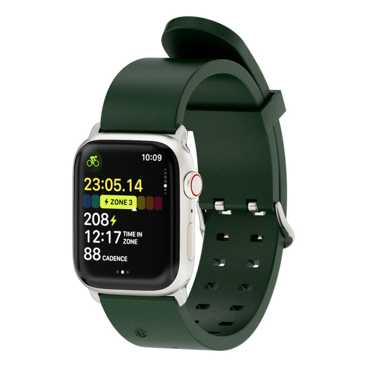 Lisslune | For Apple Watch Ultra 49mm Bright Colorful Light Silicone Strap (Green)