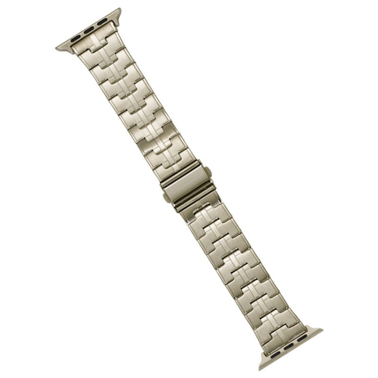 Lisslune | For Apple Watch Series 9 41 mm Stainless Steel Band (Titanium)