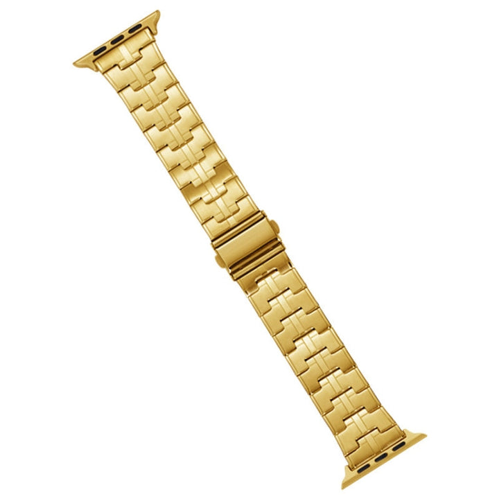 Lisslune | For Apple Watch Ultra 49mm Stainless Steel Band (Gold)