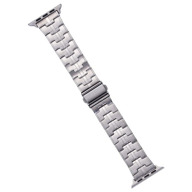 Lisslune | For Apple Watch Ultra 49mm Stainless Steel Watch Band (Silver)