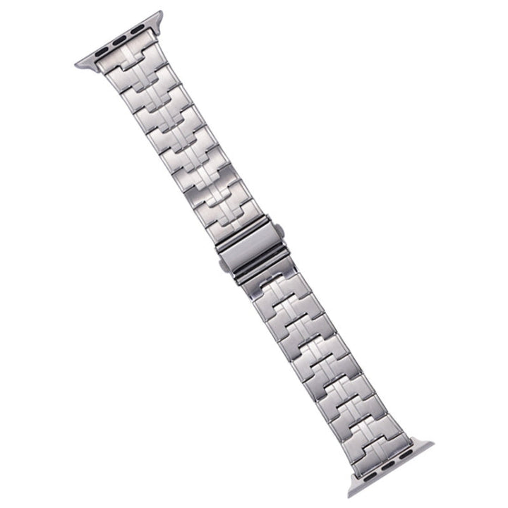 Lisslune | For Apple Watch Ultra 49mm Stainless Steel Watch Band (Silver)