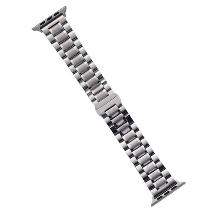 Lisslune | For Apple Watch 42mm Five-Pearl Stainless Steel Watch Band (Silver)