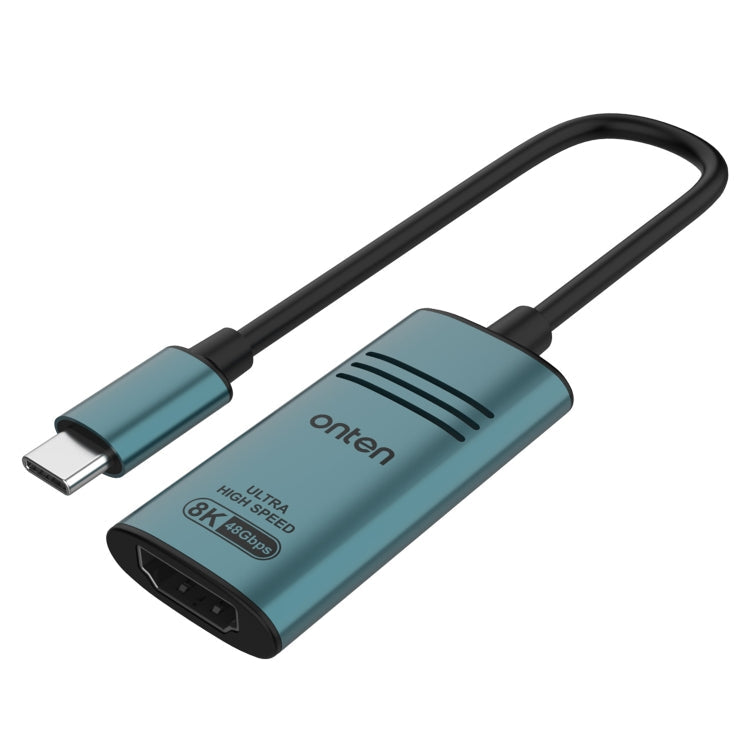 Lisslune | Onten UC981 8K 30Hz USB-C / Type-C to HDMI Video Converter Adapter (Pine Green)