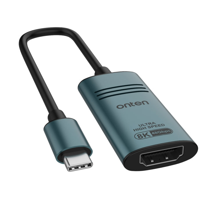 Lisslune | Onten UC981 8K 30Hz USB-C / Type-C to HDMI Video Converter Adapter (Pine Green)