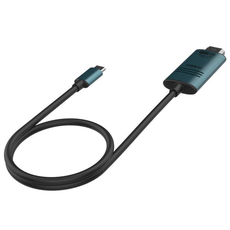 Lisslune | Onten UC982 8K 60Hz USB-C / Type-C to HDMI Video HD Converter Cable (Pine Green)