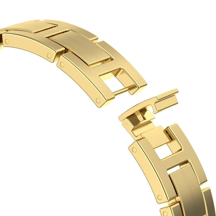 Lisslune | For Apple Watch Series 3 38mm H Slim Stainless Steel Band (Rose Gold)