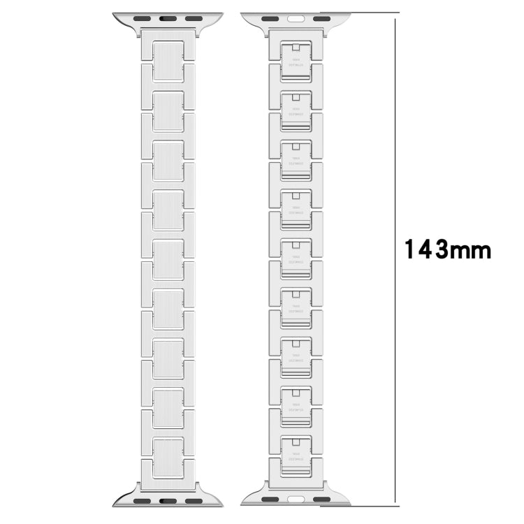 Lisslune | For Apple Watch Series 3 38mm H Slim Stainless Steel Band (Rose Gold)