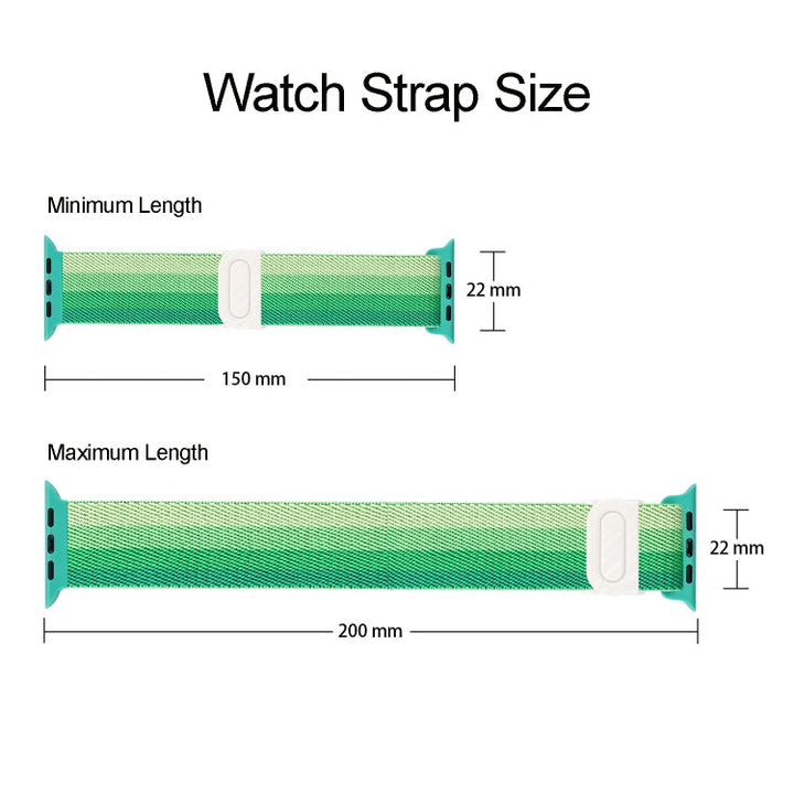 Lisslune | For Apple Watch Series 2 42mm Carbon Fiber Texture Snap-Buckle Nylon Watch Strap (Red)
