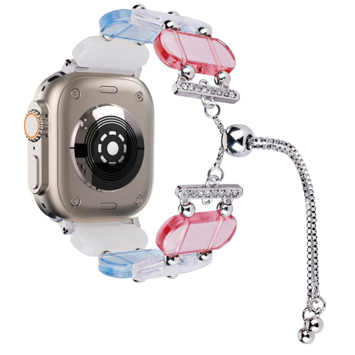 Lisslune | For Apple Watch Ultra 49mm Resin Telescope Case Watch Band (Colors)