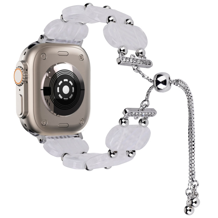 Lisslune | For Apple Watch Ultra 49mm Resin Telescope Chain Watch Band (Fluorescent)