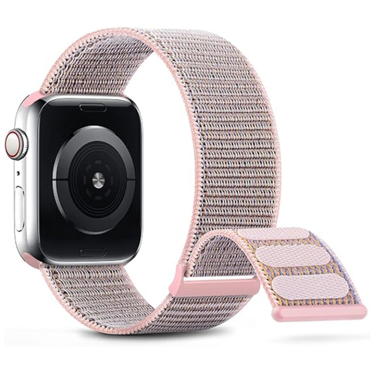 Lisslune | For Apple Watch Series 9 45mm Double Hook and Loop Nylon Watch Band (Silt)