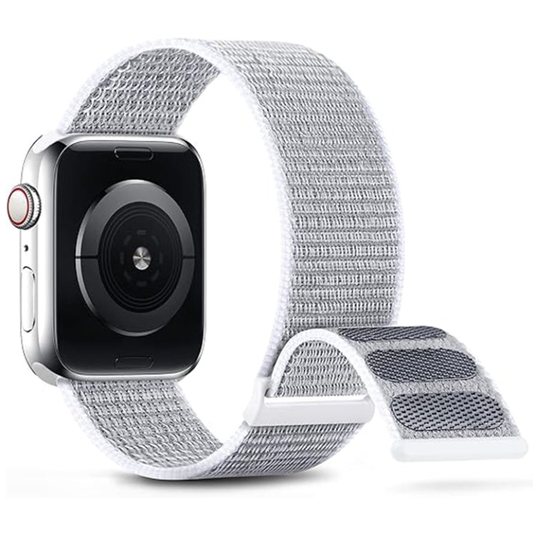 Lisslune | For Apple Watch 38mm Double Hook and Loop Nylon Watch Strap (Shell)