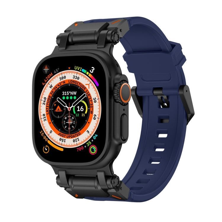 Lisslune | For Apple Watch Ultra 2 49mm Explorer TPU Strap (Black Blue)